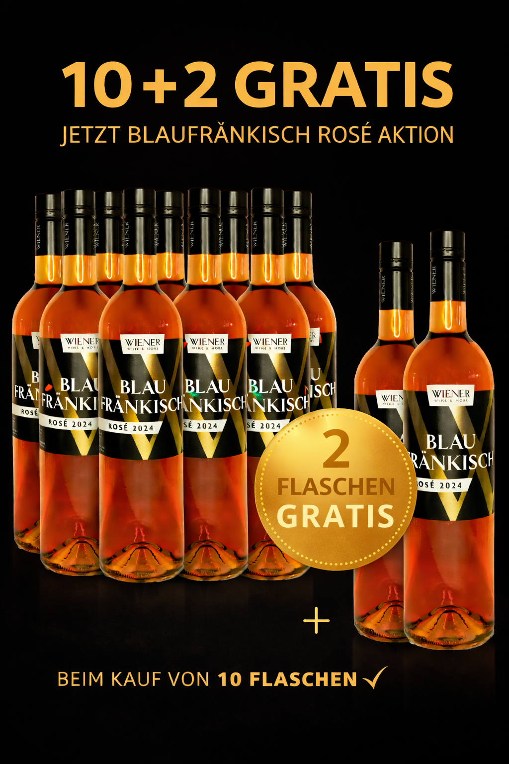 Blaufränkisch Rosé 2024 – 10 + 2 GRATIS